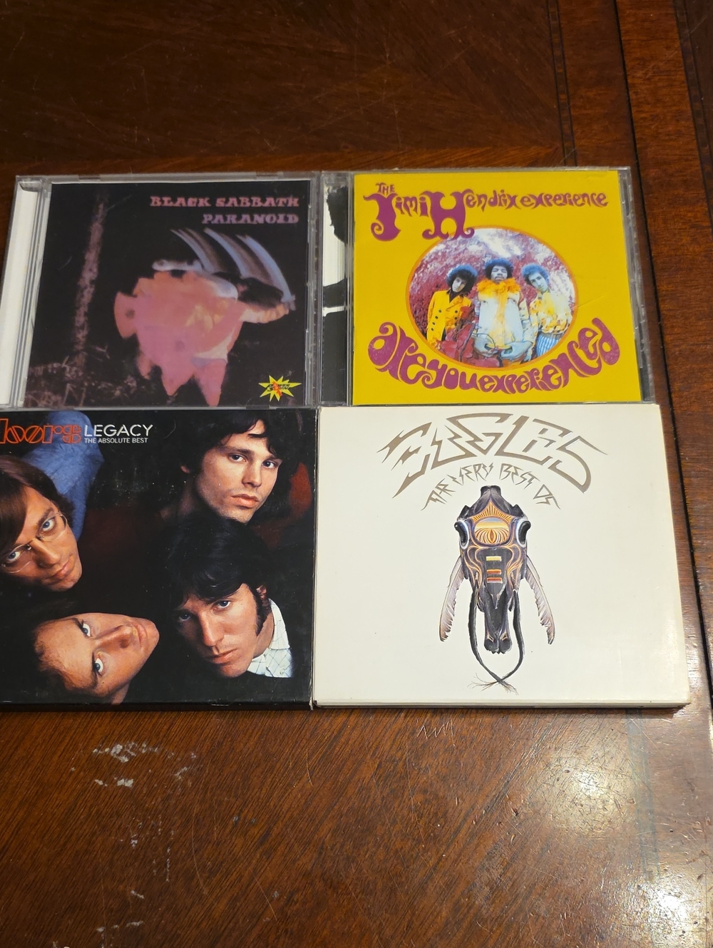 Cd Lot Eagles, Black Sabboth, Jimi Hendrix,doors